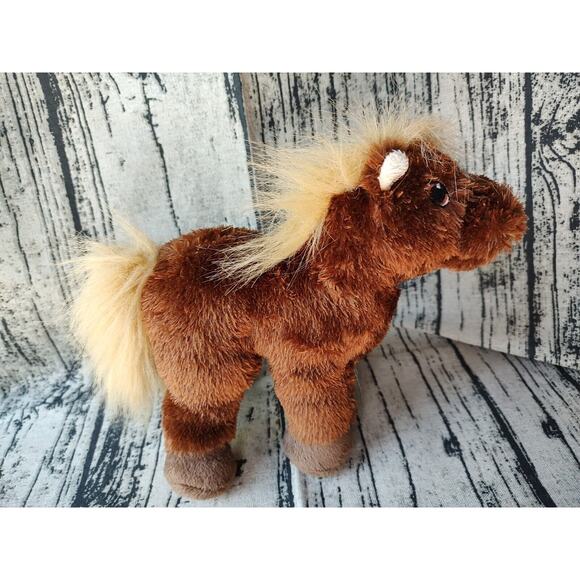 Ganz Webkinz Lil Kinz Horse HS103 Stuffed Animal Brown Pony CUTE unsure on code. - Picture 6 of 9